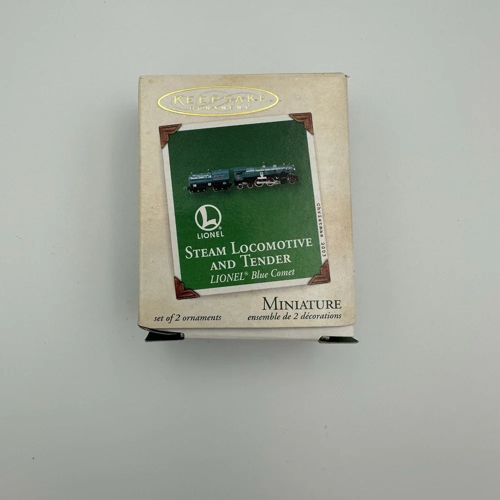 Lot Of 4 LIONEL TRAINS Hallmark Keepsake Miniature Die Cast Ornaments‎ 2002-2005
